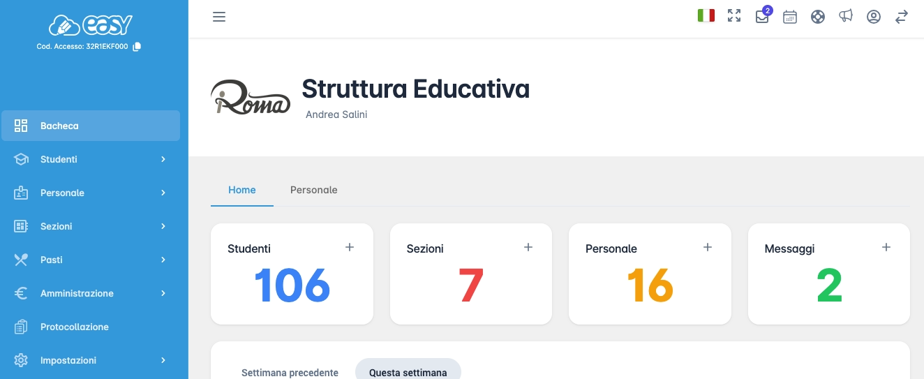 Easy.School - Gestionale per asili nido e scuole dell'infanzia